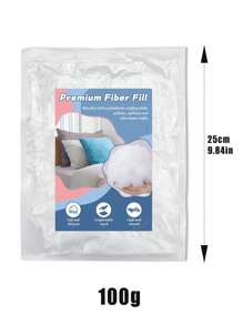1 Conjunto de 100/200/300/400/600g de Preenchimento Tridimensional de Poliéster, Macio e Inodoro, Adequado para Preencher Travesseiros, Material de Enchimento de Boneca Feltrada Trançada