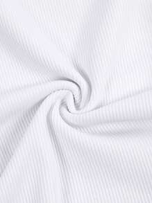 ChicMe U 领无袖细肩带罗纹紧身衣修身弹力基本款背心经典百搭分层衬衫女式