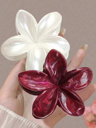 2 piezas Pinzas para el cabello de diseño de flores de acrílico de gran tamaño, accesorios elegantes y sofisticados para el cabello personalizados para mujeres, uso versátil diario, accesorios para el cabello para mujeres, otoño, viaje, herramientas para el cabello, accesorios para mujeres, cabello, accesorios para el cabello, accesorios para el cabello para mujeres, viaje, accesorios para mujeres, accesorio para el cabello, accesorios para el cabello para mujeres, herramientas para el cabello, cosas para el cabello, cosas, accesorios de belleza, regalos, viaje, regalos para mujeres, cosas para el cabello, rellenos de calcetines