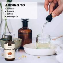 Frankincense Fragrance Oil For Aromatherapy For Home/Office/Travel,Essential Oils For Diffuser,Humidifier,Laundry,Candle&Soap Making,Halloween, Christmas, Valentine's Day,Easter,New Year Gifts
