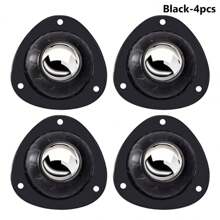 4Pcs/Set Self Adhesive Caster Wheel 360 Swivel Heavy Duty Moving Furniture Casters Mini Mute Plastic Rolling Pulley,School Supplies,Back To School