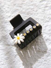1pc Custom Hair Claw 5cm Clip Custom Letter Clip Fashionable And Cute Daisy Hair Clip, Back Of The Head Plate Hair Clip Hair Claw Suitable For Valentine's Day Gifts, Anniversary Gifts, Party Gifts, Mother's Day Gifts, Gifts For Best Friends