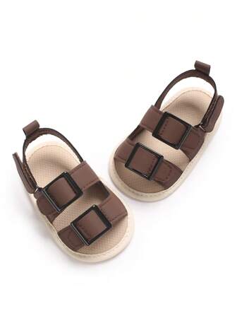 Chaussures de marche confortables et souples pour nouveau-nés et tout-petits garçons, sandales d'été respirantes