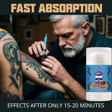 Crema para el cuidado posterior de tatuajes de rosa, cuidado mejorado del color del tatuaje, agente humectante, reparador y aclarador para tatuajes nuevos y antiguos para evitar el desvanecimiento. Utilizado para realzar el color, crema vegana, sin aceite, de rápida absorción, no grasosa