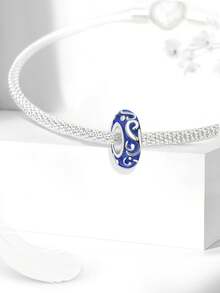 1件925纯银时尚爪印心形蜥蜴旅行日记吊坠，适合女士手链、手镯DIY首饰制作和日常穿搭搭配 - 串珠 - 查看 10