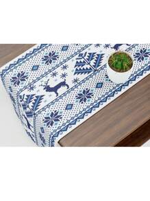 Caminho de mesa pixel natal