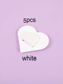 1 件爱心型自粘笔夹，创意 PU 皮革防水笔便携笔夹，居家学习阅读自粘笔夹，笔记本配件笔夹返校 - 彩色 - 查看 22