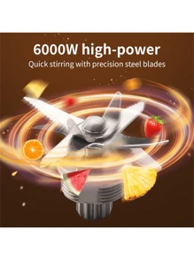 SOKANY SOKANY999 Household Multifunctional Wall Breaking Machine, Fruit Juicer, Ice Crusher, Food Cooking Machine, Grinder, Mixer.Free Grinding Cup, 2-In-1 Configuration.2.5L Large Capacity, Stainless Steel Blade.6000W Quickly Breaks The Wall, One-Key Cleaning Function.Suitable For Family And Business Consumption