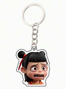 1pc Nezha 2: The Devil Boy Conquers The Dragon King Keychain To Decorate School Bag Pendant (Color Is Subject To The Actual Product)