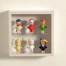 1pc Mini Toy Display Rack, Wall Mounted Storage Box, Display Case For Collectibles, Doll Display Shelf, Desktop Display Organization Box, Organizer Supplies Desk Storage Organization,Makeup Organizer,Organizer,Storage Organizer,Skin Care Organizer,Office Storage,Stationery Organiser,Nail Storage,Bedroom Decor - Multicolor - View 11