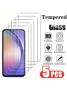 5 Stück Hochauflösender gehärteter Glas Bildschirmschutz, Vollflächenabdeckung, einfache Installation, hohe Klarheit, keine Blasen, kratzfest, bruchsicher, geeignet als Geschenk zum Geburtstag, Ostern, Weihnachten, für Familie, Freunde, Freund/Freundin, Handyzubehör wasserdicht stoßfest, Anti-Sturz, Anti-Fingerabdruck