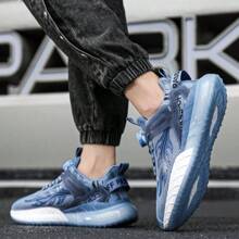 男士运动、跑步、网球、步行鞋 - 藍色 - 查看 4