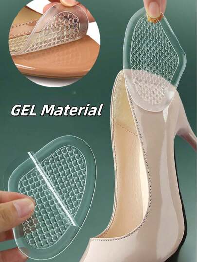 QKC 1 para miękkich i wygodnych wkładek żelowych na przednie części stopy, odpowiednich do wysokich obcasów i płaskich wkładek do butów