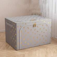 72L大容量衣服收纳袋衣柜整理器储物箱牛津布储物箱可折叠储物玩具容器箱防尘搬家袋 - 彩色 - 查看 3