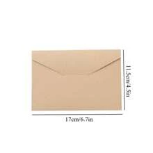 50 Pack White Envelopes, Envelopes, Card Envelopes, White Paper Envelopes, Invitation Envelopes, Postcard Envelopes - Multicolor - View 2