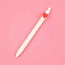 10pcs/4pcs/1pc Customizable Heart-Shaped Click Ball Pen, Personalized Name Pen, Suitable For Valentine's Day, Couple Gifts, Teacher Gifts, Student Gifts, Parent Gifts Back To School - Multicolor - View 12