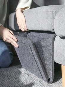 1 pièce Sac de rangement suspendu de chevet élégant, sac de rangement de chevet pliable sans perçage, sac organisateur suspendu pour lit de dortoir, support et pochette suspendu pour table de chevet, porte-téléphone et porte-télécommande de canapé, porte-mouchoirs, pour livres, télécommandes, téléphones, lunettes, organisateur gain de place pour salon, chambre à coucher, maison, dortoir - Multicolore - Voir 6