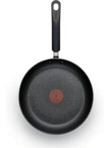 Sartén antiadherente avanzado de titanio con indicador de calor termo-punto, apto para lavaplatos, utensilios de cocina,  color negro - 30.48 cm (12 pulgadas) - Ver 10