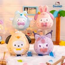 Sanrio 1 pezzo Figura da collezione con pupazzo cieco a tema di piccoli animali della serie Sanrio Tumbles, personaggio di anime carino, sorpresa, resistente alle cadute e indistruttibile, decorazione da tavolo rilassante, regalo carino per vacanze, compleanni o feste [stile casuale inviato]