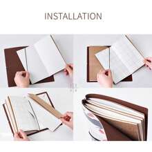 60 页笔记本旅行系列 TN 日记本计划本补充装日记本、学校用品、返校