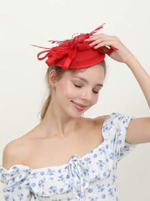 Elegant Ladies Small Hat, British Retro Photo Shoot Headdress, Aristocratic Clothing Shanghai Nightclub Headdress, Derby Hat, Ball Gown, Bridal Wedding Photography Accessories