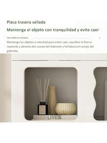 Rack Mueble De Hogar Multiusos Repisas Microondas Cocina - Blanco - Ver 6