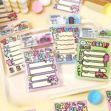 4 stili di bloc notes Mr. Paper con simpatici cartoni animati, serie di graffiti per diari fai-da-te, piccoli e portatili, quaderni per appunti, confezione regalo per San Valentino, Pasqua, compleanno, Capodanno 2025, forniture e regali per il ritorno a scuola (1/2/3 pezzi a colore/stile casuale), adatti per scuola, ufficio, casa - regalo perfetto per studenti e insegnanti - Multicolore - Visualizzare 11