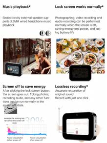 D6 Triple Camera 64 Million Pixels CCD Digital Camera Video Music Photography OLED Touch Screen Card Camera