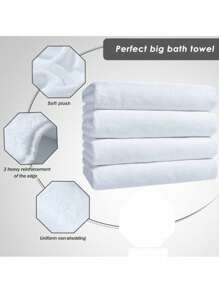 Váy tắm dày 300g, có thể dùng làm khăn tắm, khăn tắm lớn thấm hút, áo choàng tắm màu trắng, thích hợp cho tiệm làm đẹp, du lịch ngoài trời, bơi lội, bãi biển, trang trí phòng tắm tại nhà, trang trí mùa thu, trở lại trường cho tiệm làm đẹp, khăn tắm phòng tắm tại nhà cho tiệm làm đẹp, thể thao khách sạn, đồ dùng thiết yếu trong nhà, khăn tắm, khăn tắm chăm sóc da - Nhiều màu - Xem 8