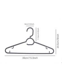 15pcs/10pcs/5pcs Home Ruberized Non-Slip Non-Marking Clothes Hangers With Hooks, Practical For Clothes Drying, Preventing Clothes From Falling