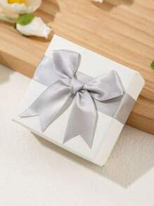 1 Pc Korean Style Gift Packaging With Bow-Knot & Chiffon Ribbons, Suitable For Valentine's Day Decor, Wedding Accessories DIY Birthday Decorations Party Decorations Gift Bags
