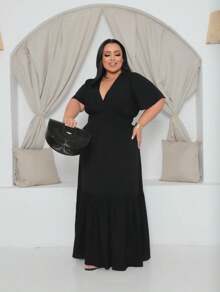 MILENKA DRESS - Black - View 3