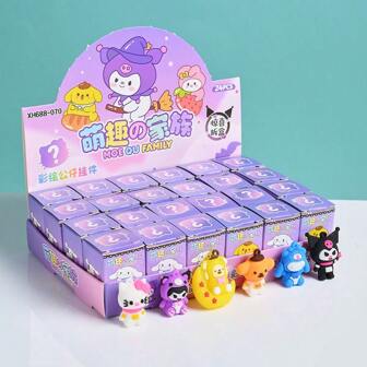 Sanrio 24pcs Sanrio Surprise Box Mystery Doll Fun Activity Set, Great For Party Favors, Home Decor. Content Inside Box May Vary From Actual Product.