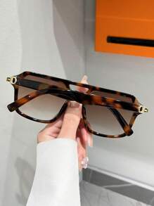 1 Pair Unisex Minimalist Style Fashion Glasses, Suitable For Beach, Driving, Vacation, Fishing, Festival Outfits, Street, Sports, Outdoor Activities, Travel, Parties For Summer Beach Vacation, Outdoor, Travel