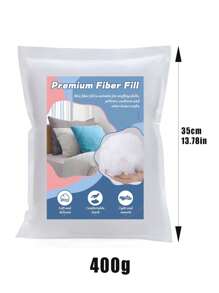 1 Conjunto de 100/200/300/400/600g de Preenchimento Tridimensional de Poliéster, Macio e Inodoro, Adequado para Preencher Travesseiros, Material de Enchimento de Boneca Feltrada Trançada
