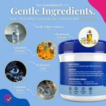 Dr. Paws Choice: Pet Care Finger Wipes For Dental, Ear, And Eye Hygiene.