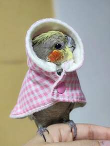 1 Cute Bird Costume, Parrot Cloak, Comfortable Fabric For Budgies, African Grey Parakeets, Cone-Tailed Parrots, Gentoo Parrots, Lovebirds And More!