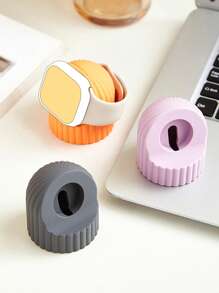 适用于 Series 10/9/8/SE/7/6/SE/5/4/3/2/1/Ultra 的硅胶充电支架，所有尺寸 46mm、49mm、45mm、44mm、42mm、41mm、40mm、38mm，智能手表充电底座配件 - 均碼 - 查看 11