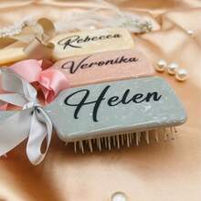 Brosse à cheveux personnalisée pour enterrement de vie de jeune fille, cadeaux pour demoiselles d'honneur, brosses à cheveux pour demoiselles d'honneur, faveurs pour enterrement de vie de jeune fille, cadeaux pour la fête de mariage, cadeaux personnalisés pour demoiselles d'honneur