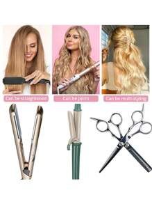 2 件编织长马尾辫接发带松紧带 24 英寸合成纤维金色辫子马尾发饰适合派对日常使用万圣节圣诞节