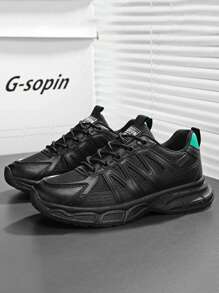 Zapatillas de malla transpirables para hombre, zapatillas deportivas informales con suela gruesa, adecuadas para adolescentes, casual de verano, deportes al aire libre, viajes, regalos de graduación, accesorios de vestir para cumpleaños