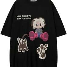 Plus Size Halloween Shirts For Women Pumpkin Graphic Tshirt Oversized Fall Casual Tee Tops - Black - View 1