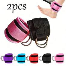 Fitness Ankle Straps-Ankle Strap For Cable Machine-Adjustable D-Ring,One Size Fit With Premium Padding, Glute Kickback Ankle Strap, Ankle Cable Straps For Workout, Booty Workout, Leg Extension, Hip Abductors & Lower Body Exercises.