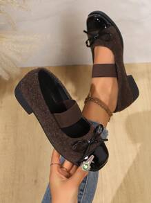 Damen Lässig Schuhe, Hausschuhe, Loafer, Plateausohle High Heels, Damen Flache Schuhe, Krankenschwesterschuhe, Paillettenbesetzte High Heels, Damen Flache Elastische Samt Atmungsaktive Ballerinas