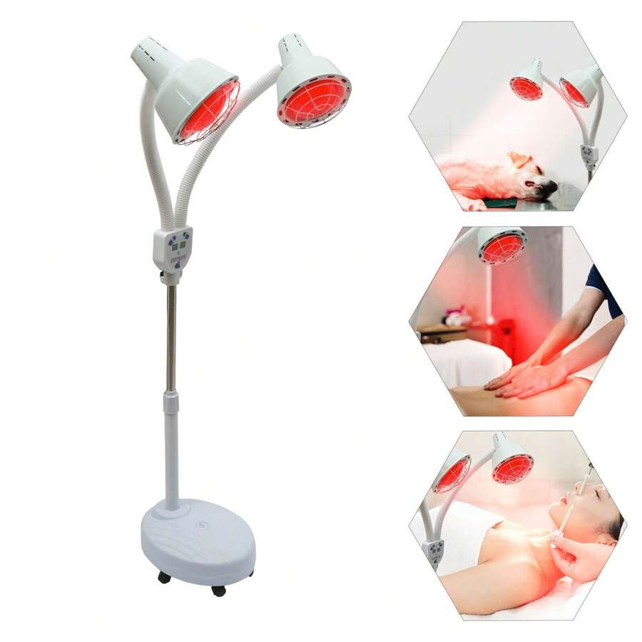 IR I Nfrared Red Heat Light Bulb Lamp Muscle Pain Relief Floor Stand 275W~HOT - 1 - View 1