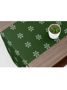 Caminho de mesa flocos de natal