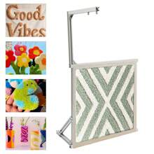 kangten Tufting Frame 90cm Aluminum Metal For Rug And Carpet Making Fabric Crafting - Silver - View 10