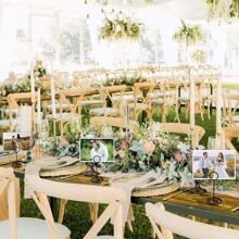 24 Pcs Black Party Centerpiece Table Number Holder Card Holder Wire Photo Holder Picture Name Menu Holder Memo Card Holder For Wedding Reception Anniversary Birthday