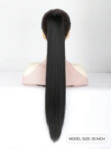 Ponytail Extension,26" Claw Clip Hair Extensions Ponytail Synthetic Long Straight Hair Extension Natural Looking Synthetic Hairpiece For Women High Temperature Fiber Hair Extension - Multicolor - View 2