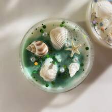 1pc/2/Pcs/6pcs Shell Sequin Aromatherapy Candle Gift Fragrance Color Sequin Dried Flower Soybean Conch Candle - Christmas Gift - Candlelight Dinner - Furniture Essential - Party Gathering -6 Unique Fragrances Create A Romantic Atmosphere, Perfect For Valentine's Day And Graduation Gifts!